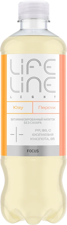 Бутылка LIFELINE КОНЦЕНТРАЦИЯ, персик и юзу