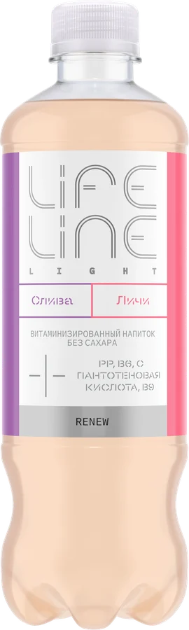 Бутылка LIFELINE ОБНОВЛЕНИЕ, личи и слива